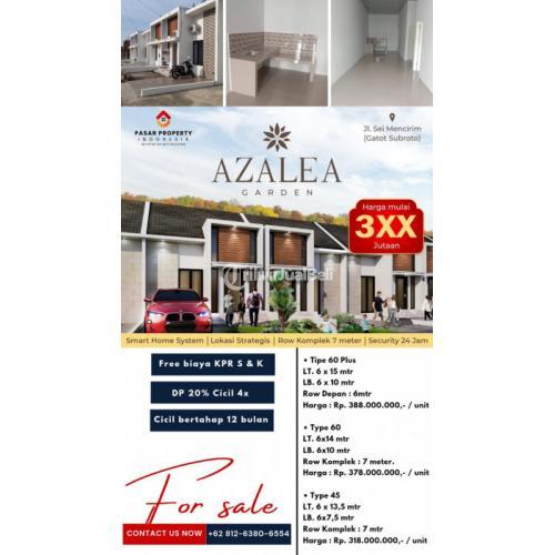 Rumah kpr, kota medan, rumah sei mencirim, rumah di jl.gatot subroto