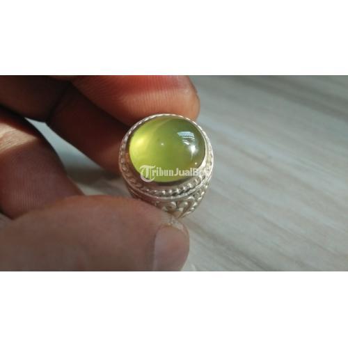 Natural Idocrase Neon Green Dim 13x12x4
