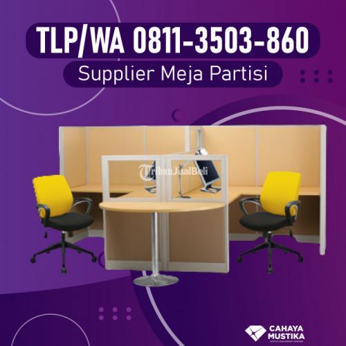TELP/WA 081-1350-3860, Supplier Partisi Kantor Modern 6 Staff di Malang