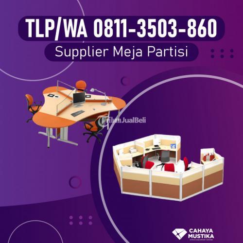 TELP/WA 081-1350-3860, Supplier Partisi Kantor Modern 6 Staff di Malang