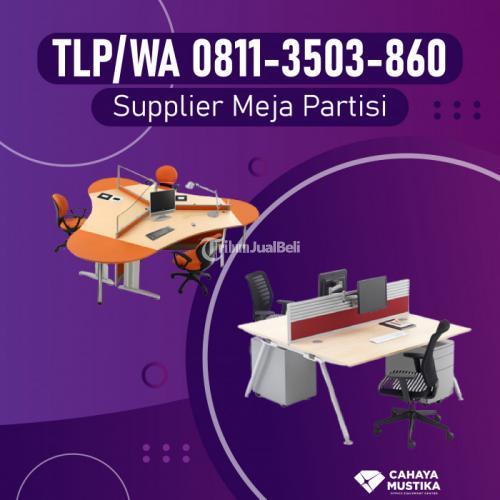 TELP/WA 081-1350-3860, Supplier Sekat Meja Partisi Staff Kantor di Malang