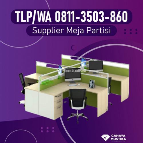 TELP/WA 081-1350-3860, Supplier Terbaru Meja Partisi Kantor di Malang
