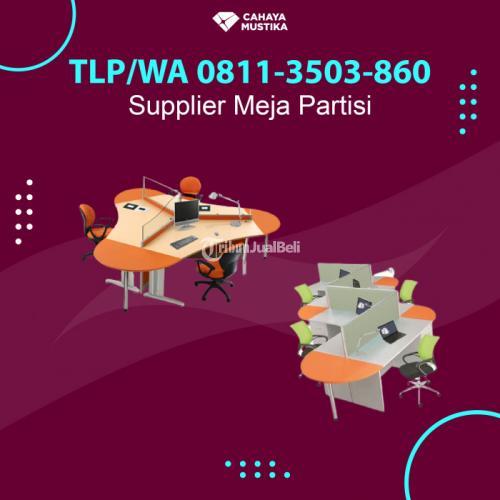 TELP/WA 081-1350-3860, Supplier Meja Partisi Kantor Terbaru di Malang