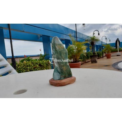 Bahan Biseki Natural Giok Type A RJD010 Dengan Tatakan Daize Indah