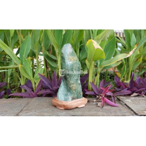 Bahan Biseki Natural Giok Type A RJD010 Dengan Tatakan Daize Indah