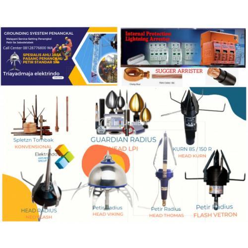 spesialis grounding petir Bekasi ahli jasa pasang penangkal petir Pondok Gede