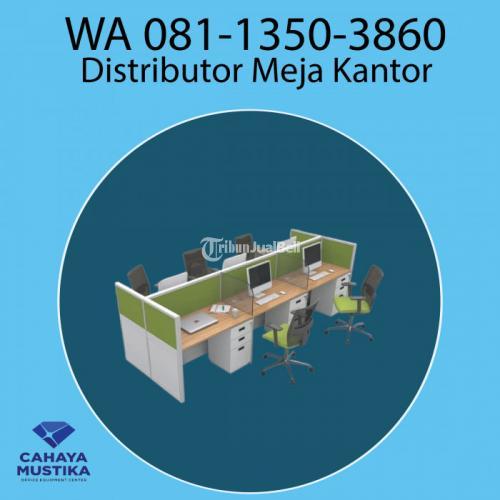 Distributor Meja Partisi 4 Staff Berkualitas di Malang