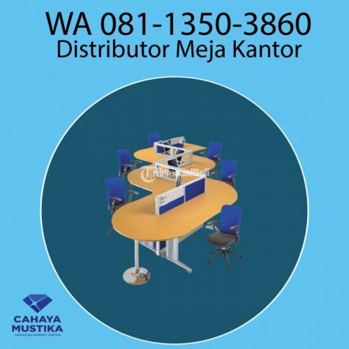 Distributor Meja Partisi 4 Staff Berkualitas di Malang