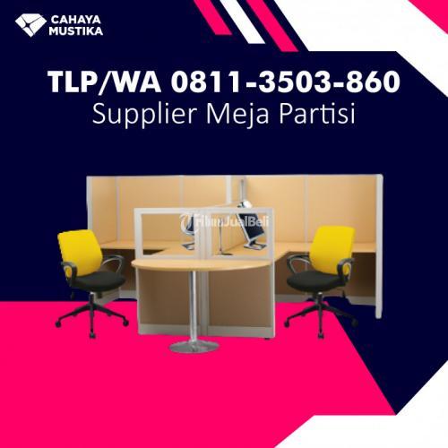 TELP/WA 081-1350-3860, Supplier Sekat Meja Partisi di Malang