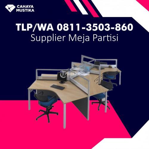 TELP/WA 081-1350-3860, Supplier Meja Kerja Partisi Terbaik di Malang