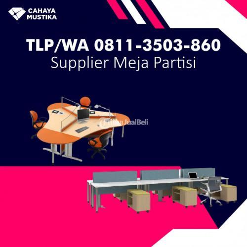 TELP/WA 081-1350-3860, Supplier Partisi Kantor Modern 5 Staff di Malang