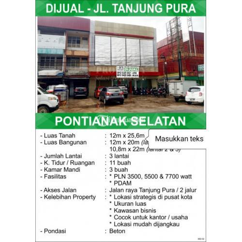 Ruko Tanjung Pura, Pontianak, Kalimantan Barat