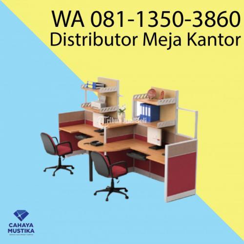Distributor Meja Partisi 6 Staff Minimalis di Malang