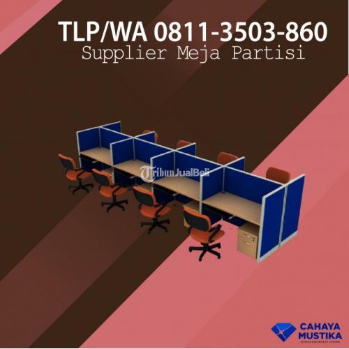 TELP/WA 081-1350-3860, Supplier Meja Kantor Partisi di Malang