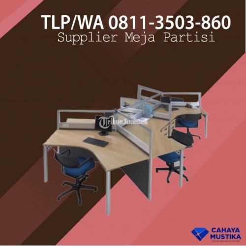 TELP/WA 081-1350-3860, Supplier Meja Partisi Kantor Terbaru di Malang