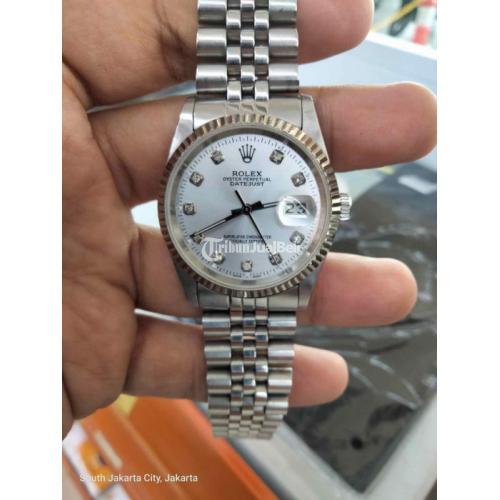 Jam Tangan Eautomatic Eta Seken Akurat Harga Nego Strap Rantai di