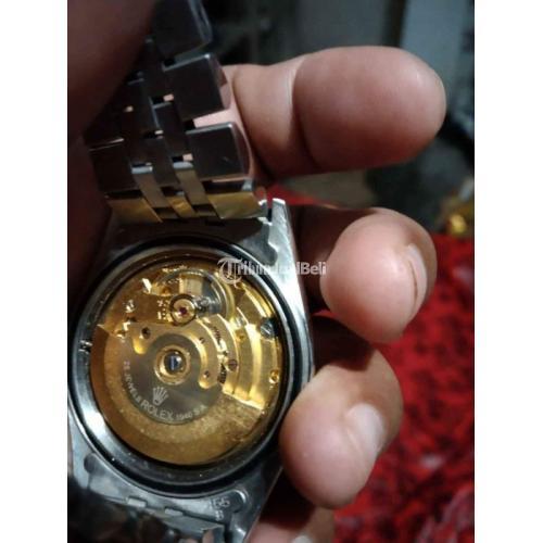 Jam Tangan Eautomatic Eta Seken Akurat Harga Nego Strap Rantai di