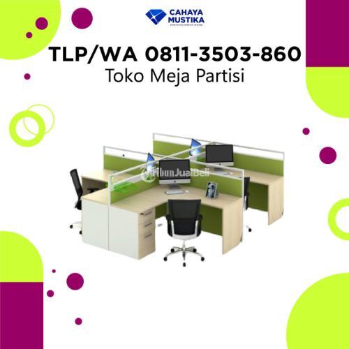 TELP/WA 081-1350-3860, Toko Meja Kantor Partisi Terlengkap di Malang