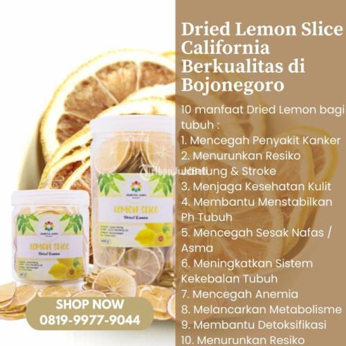 Dried Lemon Slice California Berkualitas di Kabupaten Bojonegoro Call/WA 0819-9977-9044