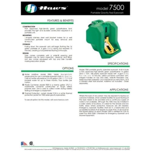portable emergency eyewash station haws 7500 original,alat cuci mata