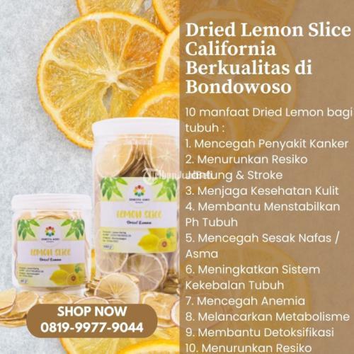 Dried Lemon Slice California Berkualitas di Kabupaten Bondowoso Call/WA 0819-9977-9044