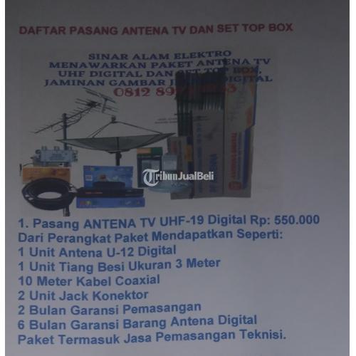 Pesan dan jasa pasang antena TV, di wilayah Duren Sawit Jakarta Timur