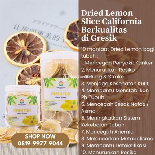 Dried Lemon Slice California Berkualitas di Kabupaten Gresik Call/WA 0819-9977-9044