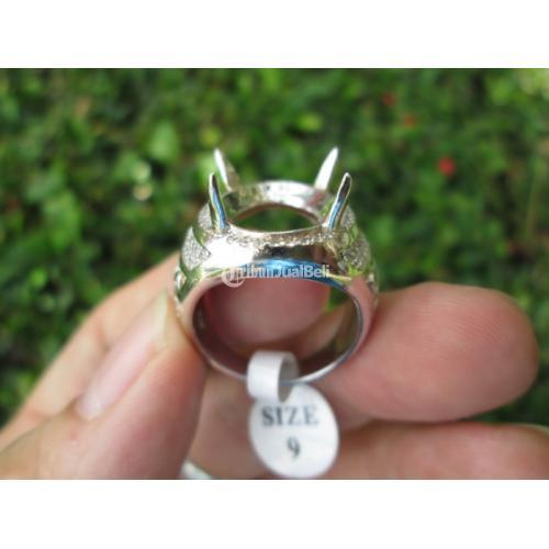 Ring Perak Hongkong 925 PRK037 Mewah With Zircon Murah