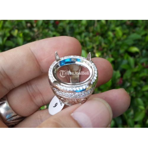 Ring Perak Hongkong 925 PRK037 Mewah With Zircon Murah