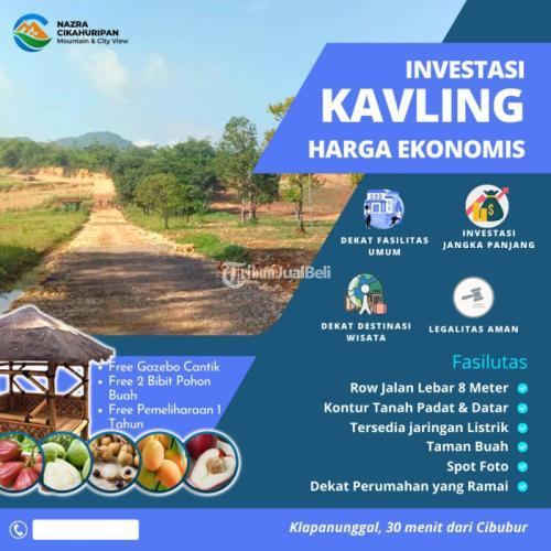 KAVLING SERBAGUNA MURAH DENGAN CAPITAL GAIN TINGGI DEKAT DENGAN JAKARTA