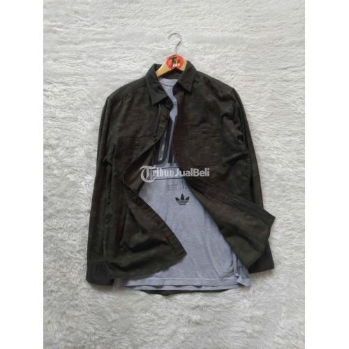 Flannel camo UNIQLO Size On Tag M (P 70 x L 53) Second Mulus Nominus - Malang