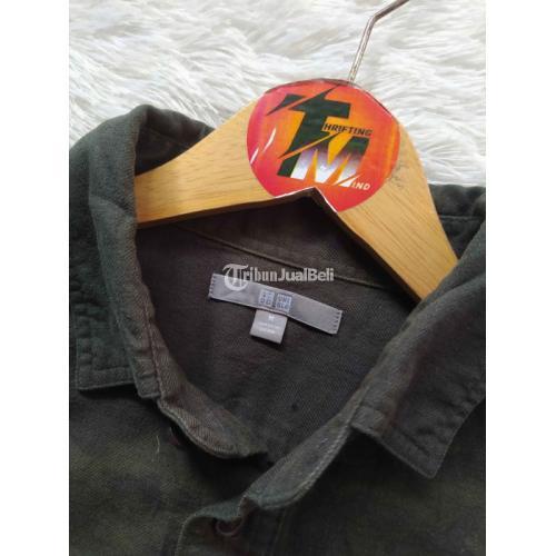 Flannel camo UNIQLO Size On Tag M (P 70 x L 53) Second Mulus Nominus - Malang