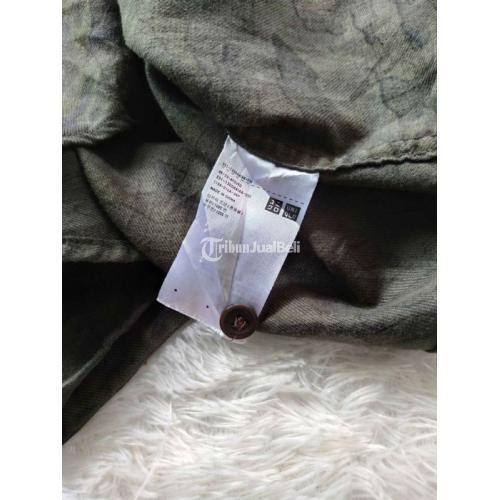Flannel camo UNIQLO Size On Tag M (P 70 x L 53) Second Mulus Nominus - Malang