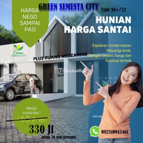 GREEN SEMESTA CITY HUNIAN BEBAS BANJIR DAN BEBAS BIAYA - BIAYA