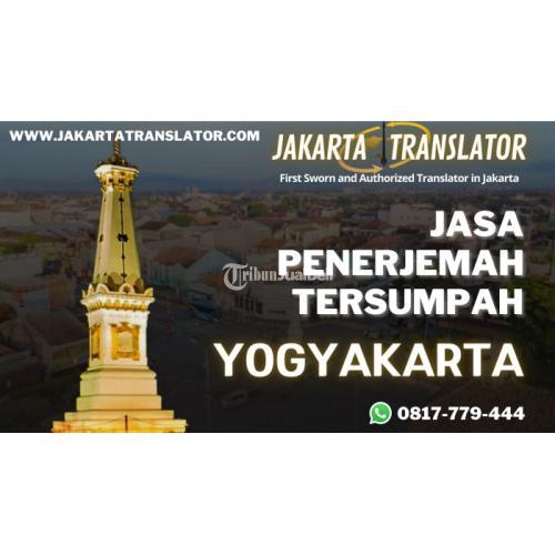 Jasa Penerjemah Tersumpah di Yogyakarta di First Sworn and Authorized