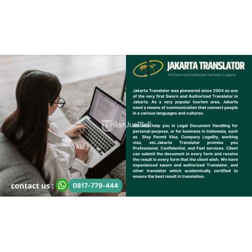 Jasa Penerjemah Tersumpah di Yogyakarta di First Sworn and Authorized