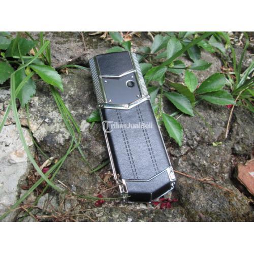 Hape Mewah Vertu V1 Versi China Body Metal Kulit Koleksi Pribadi