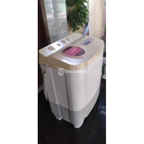 Mesin Cuci Polytron 2 Tabung Seken Fungsi Normal Murah - Sidoarjo