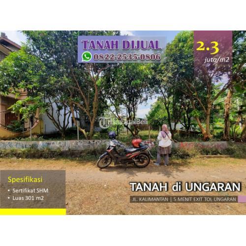 Dijual Tanah Murah Dekat Exit Tol Ungaran LT301 SHM - Semarang Jawa Tengah