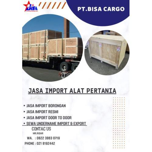 jasa import alat pertanian door to door