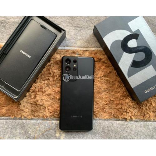HP Samsung S21 Ultra 12/256GB SEIN Bekas Fullset Nominus IMEI Aman - Jakarta Utara