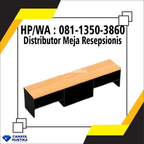 HP/WA : 081-1350-3860 - Distributor Harga Meja Counter Resepsionis Surabaya