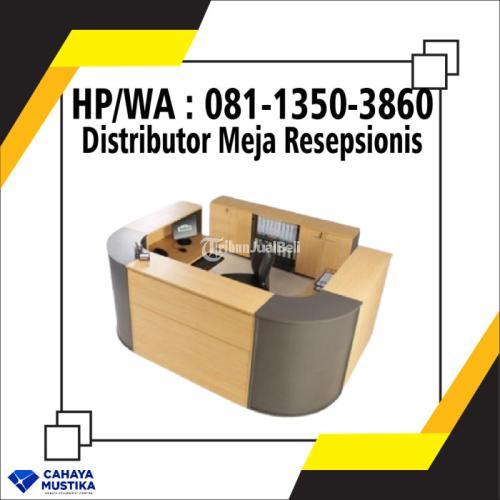 HP/WA : 081-1350-3860 - Distributor Harga Meja Counter Resepsionis Surabaya
