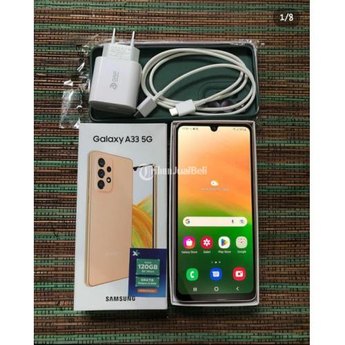 HP Samsung A33 5G RAM 8 GB Bekas Fullset No Minus Harga Nego - Yogyakarta