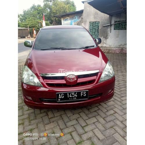 Mobil Toyota Kijang Innova 2005 Bekas Warna Merah Bodi Mulus Siap Pakai - Kediri