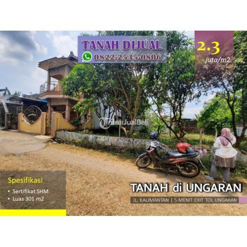 Dijual Tanah Murah Dekat Exit Tol Ungaran LT301 SHM - Semarang Jawa Tengah
