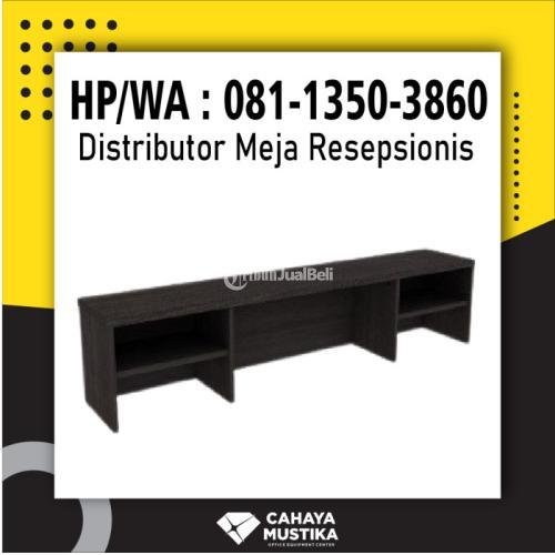 HP/WA : 081-1350-3860 - Distributor Harga Meja Resepsionis Kayu Surabaya