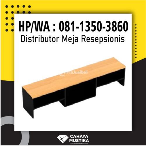 HP/WA : 081-1350-3860 - Distributor Harga Meja Resepsionis Kayu Surabaya