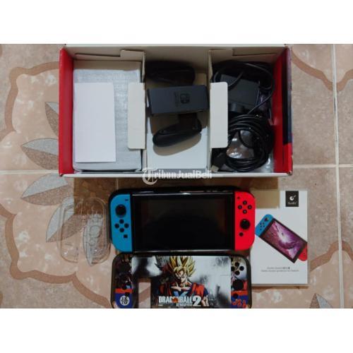 Konsol Game Nintendo Switch v2 Bonus Bekas Mulus Normal Fullset - Balikpapan