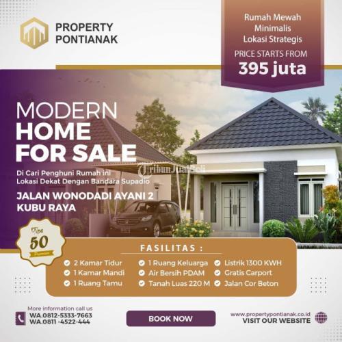 Dijual Rumah Baru Type 50 Jl Wonodadi 1 Ayani 2 - Kubu Raya